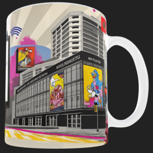 Synthwave Citadel Mug