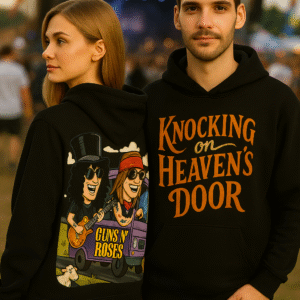 hoodie with guns and roses ai art