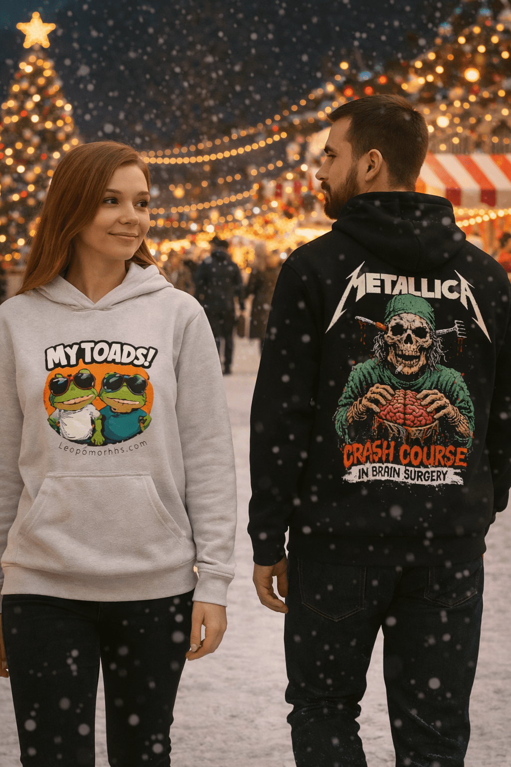 metallica ai art hoodie