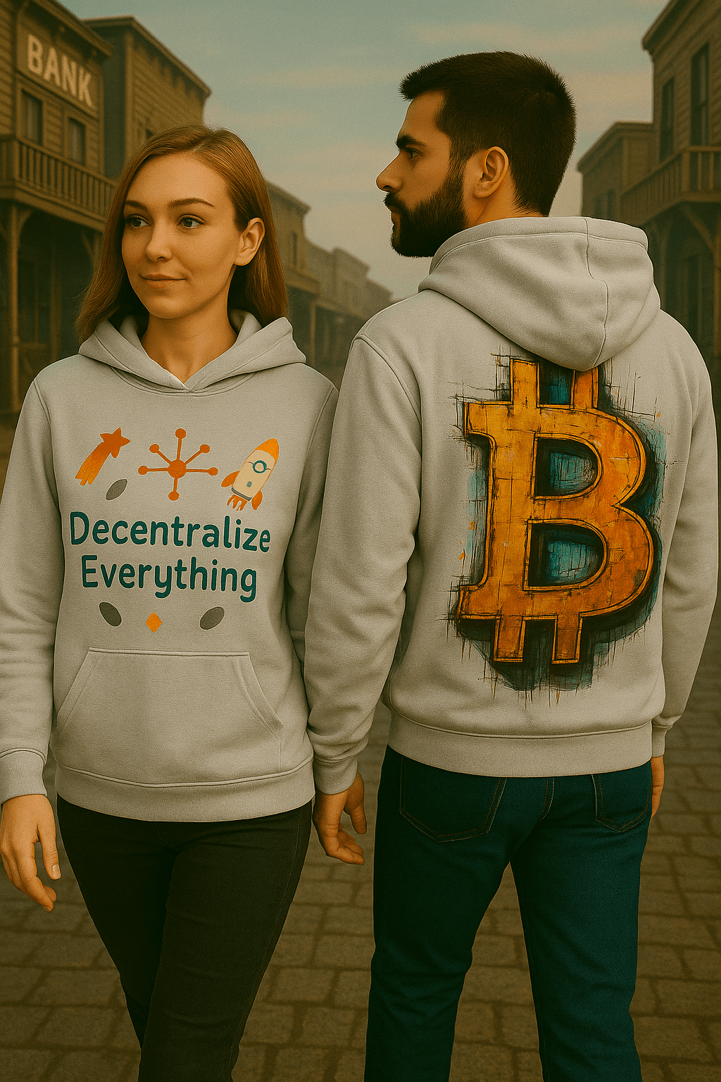 Orange Ledger Hoodie