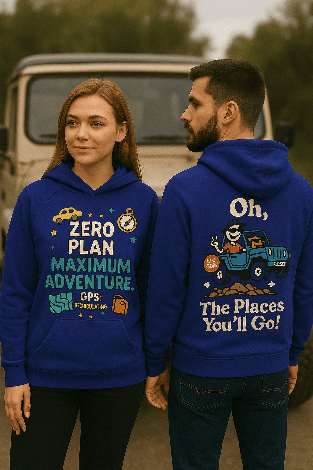 jeep theme hoodie, adventure style