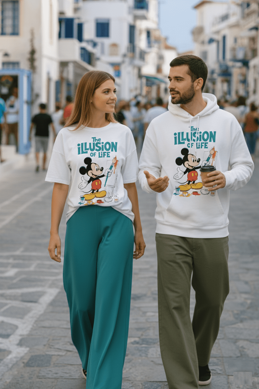 mickey mouse ai art t-shirt and hoodie