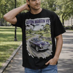 Aston martin car ai art t-shirt