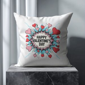 valentines ai art cushion and cover