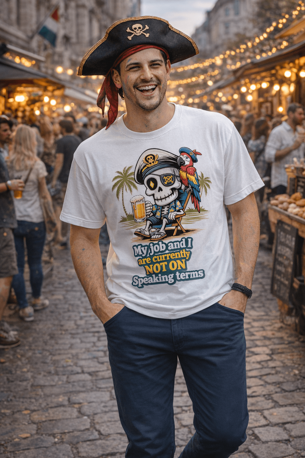 pirate ai art designer t-shirt