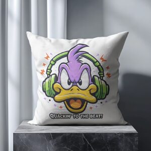 donald duck ai art cushion