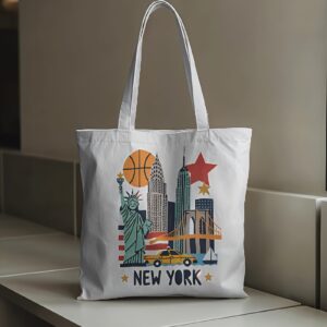newyork ai art totebag