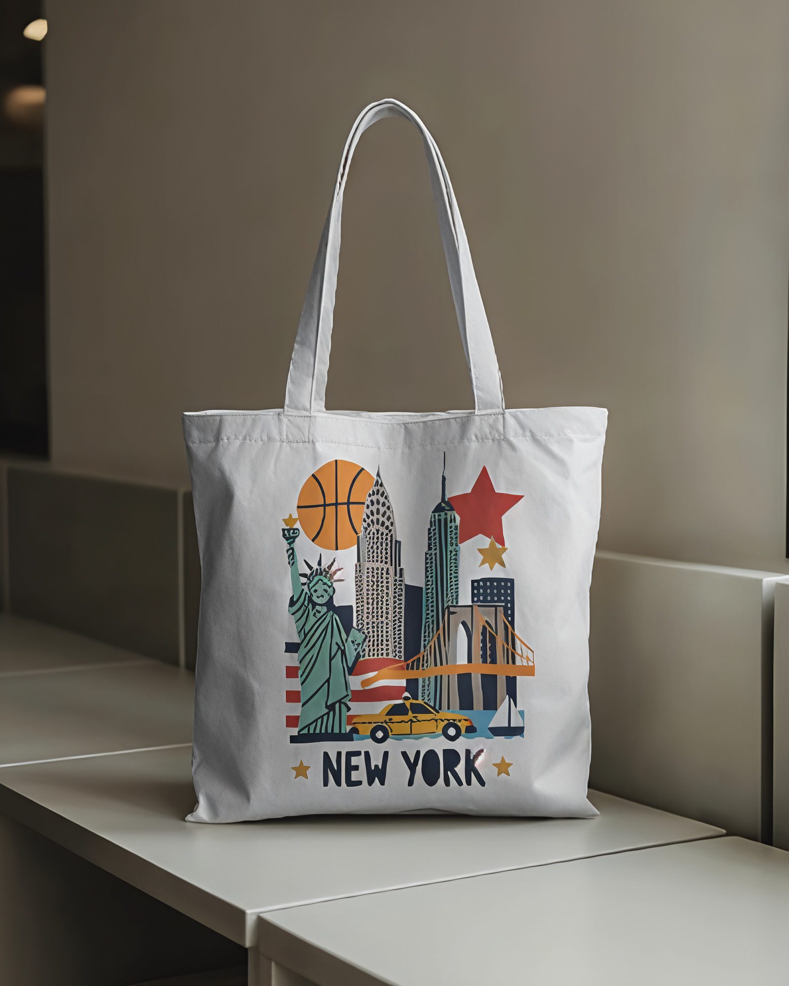 newyork ai art totebag