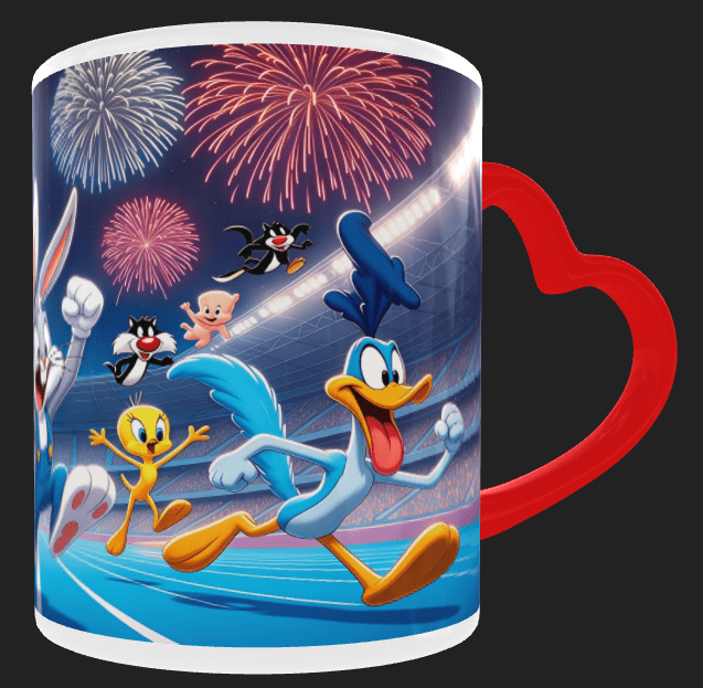 looney tunes ai art mug