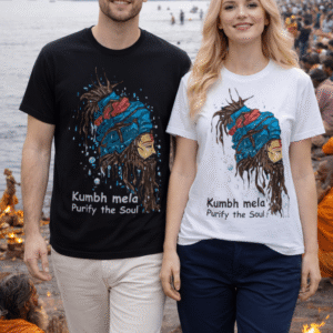 kumbh mela ai art tshirt