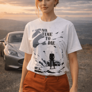 no time to die ai art t-shirt bond movie