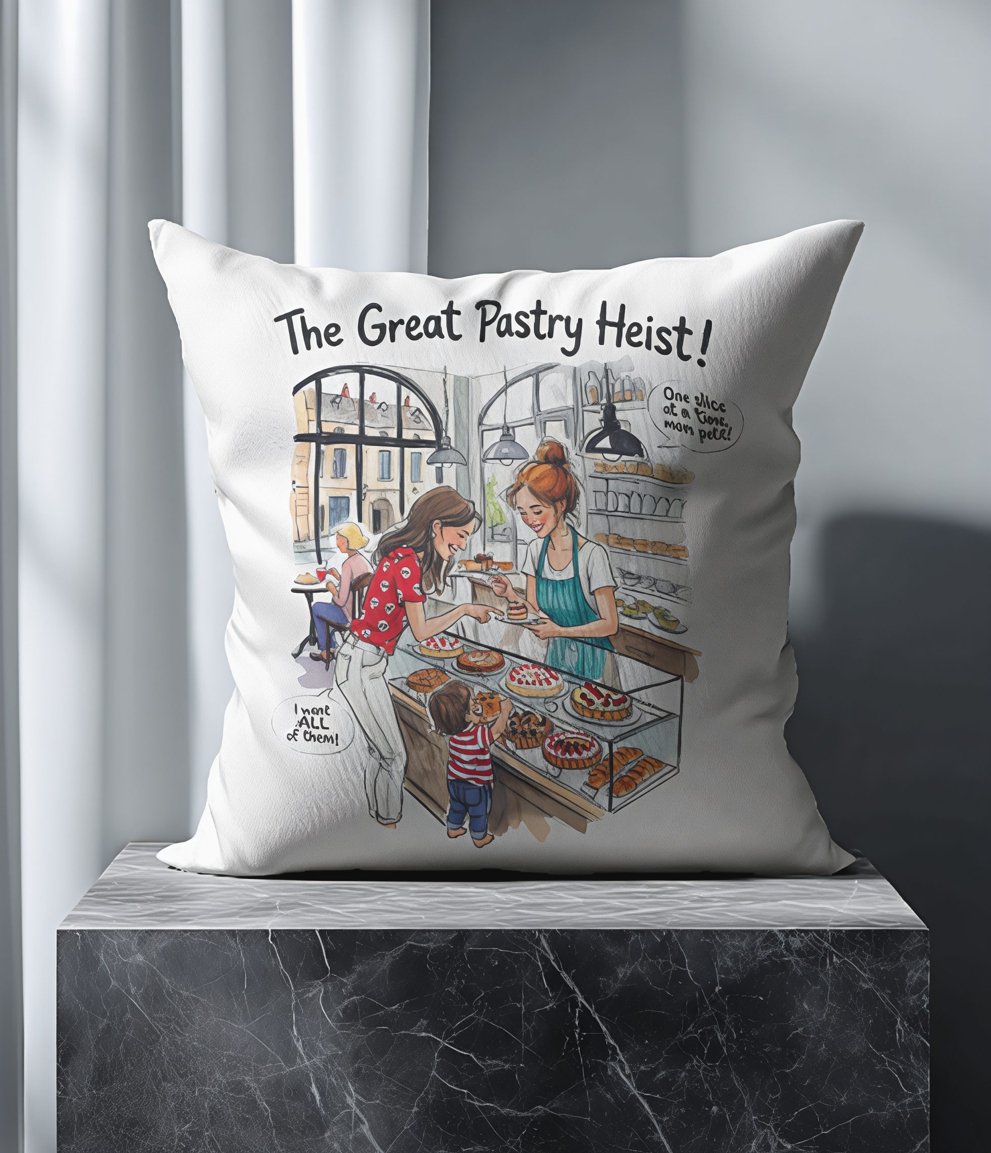 Bakery Frenzy Cushion
