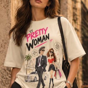 Pretty Woman in a Sunlit Old-City Alley
