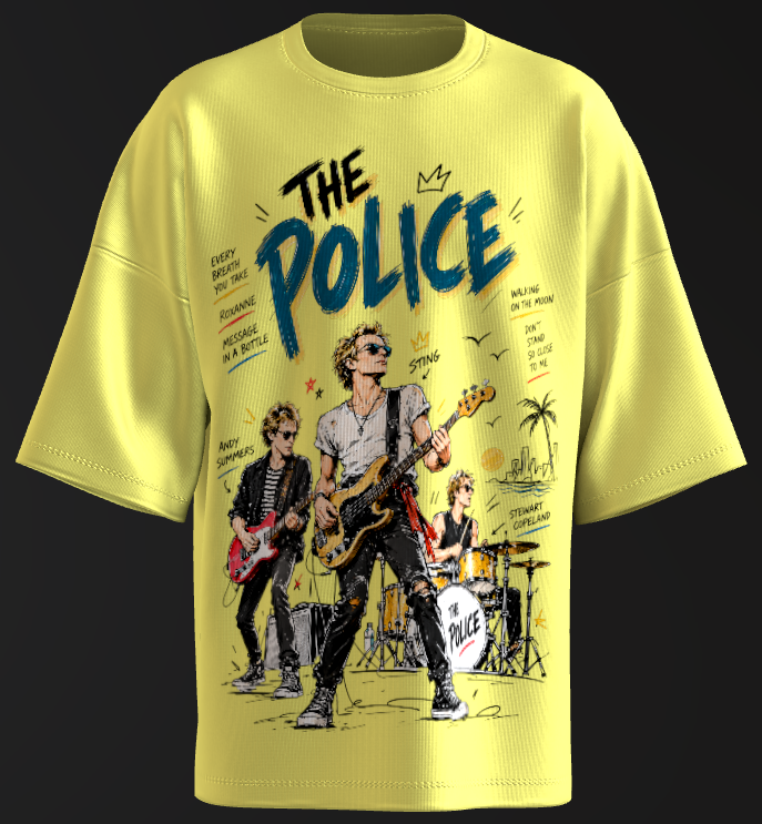 the police band art tee