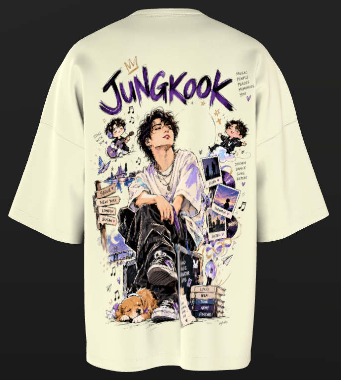 jungkook art tee