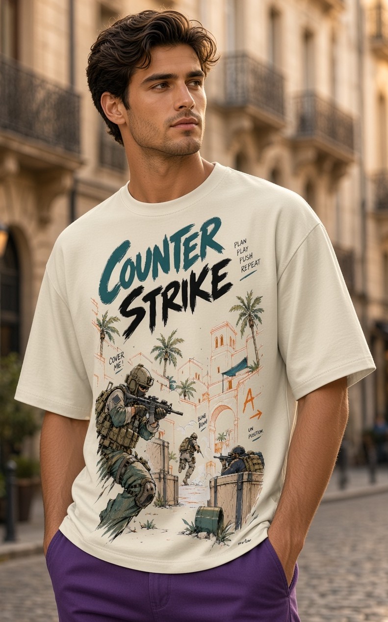 counter strike art tee