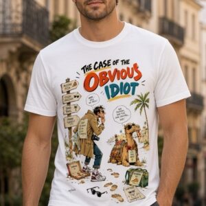 detective art tee