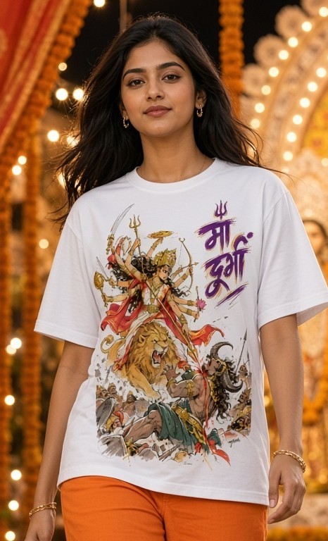durga maa art tee