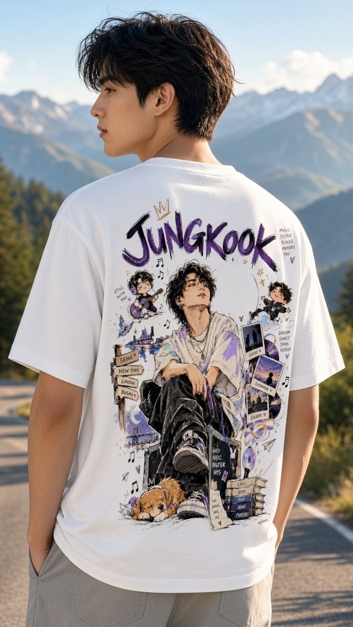 jungkook art tee