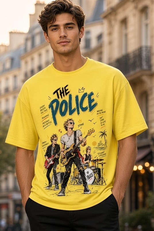 the poilce band art tee
